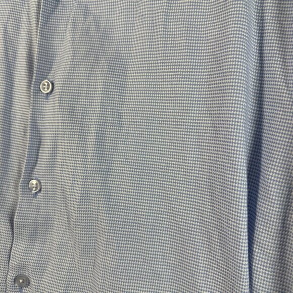 Horst Light Blue Long Sleeve Button Down Shirt 100% Cotton Size 16 - Picture 7 of 15